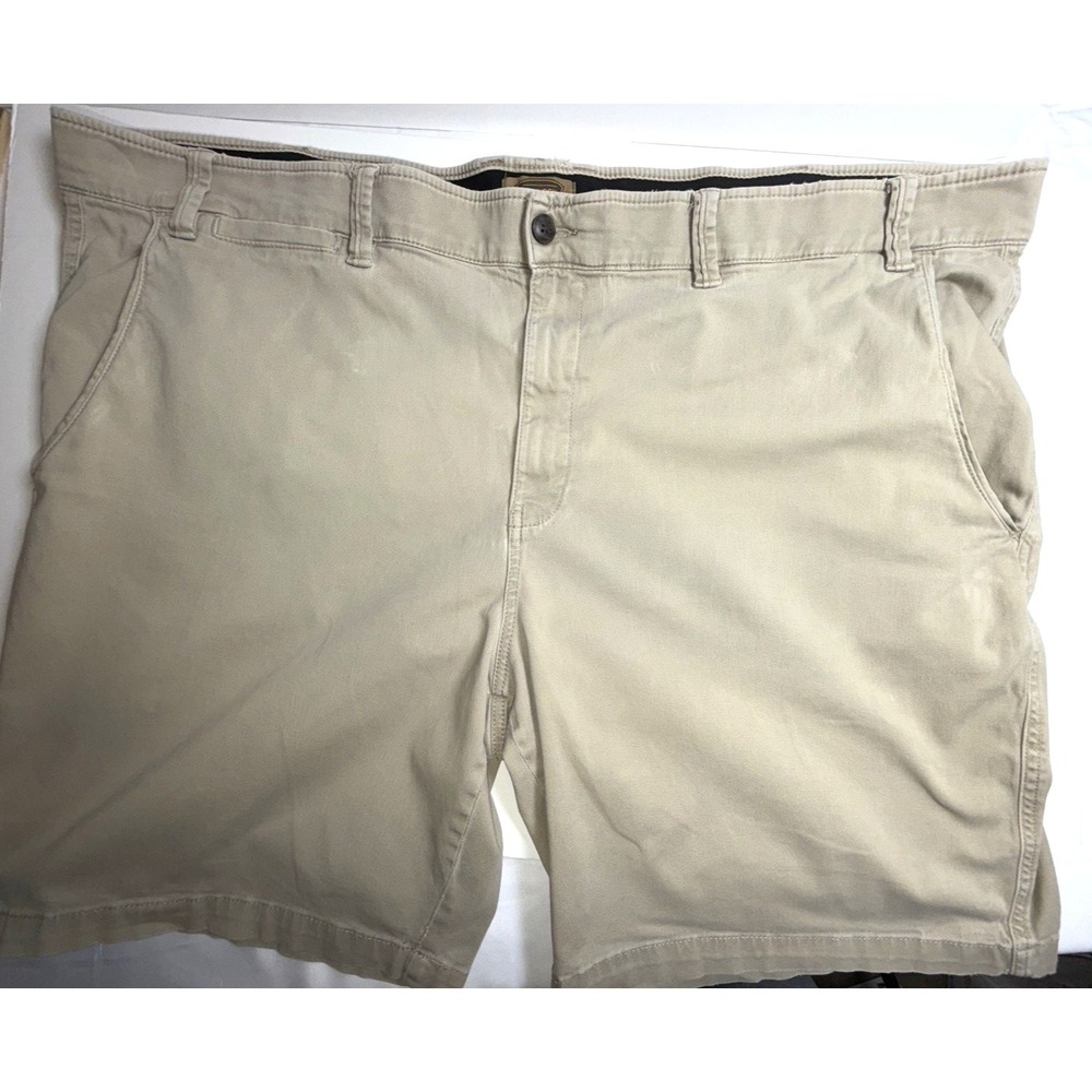 Foundry Supply Co Men's Shorts Size 54 Khaki Stretch Big Tall Casual‎